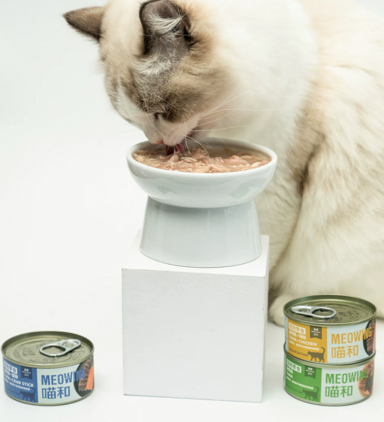 益和 喵和 金枪鱼系列 鸡丝主食猫罐 85G