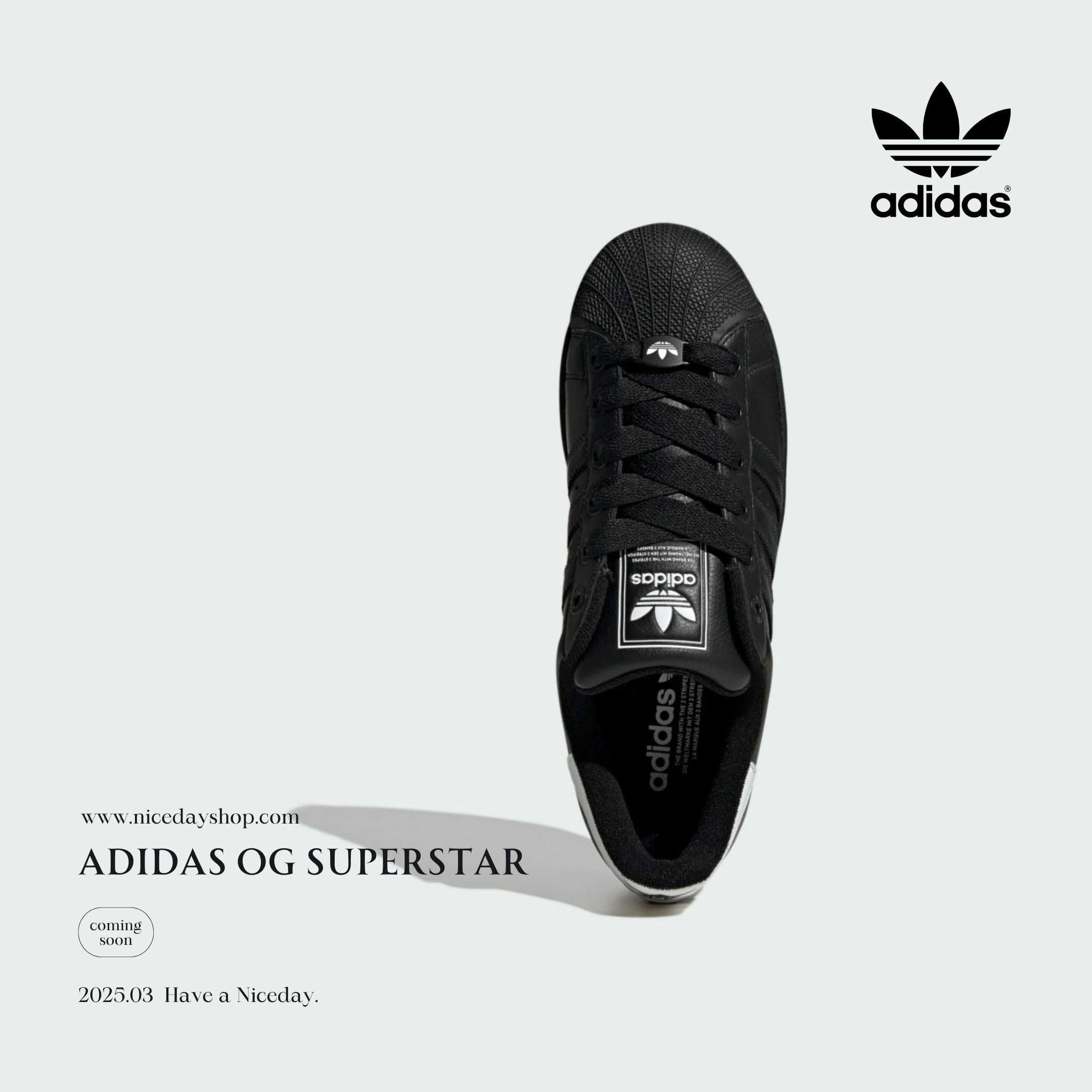 NICEDAY 現貨 ADIDAS SUPERSTAR 2.0 貝殼 愛迪達 黑白 拼接 白標 復古 男鞋 JR0029