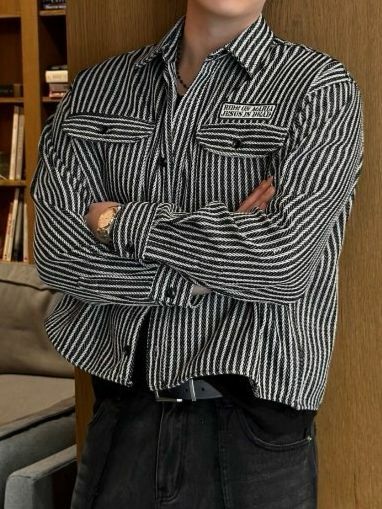 直間長袖恤衫 Crunky_youth-083JK