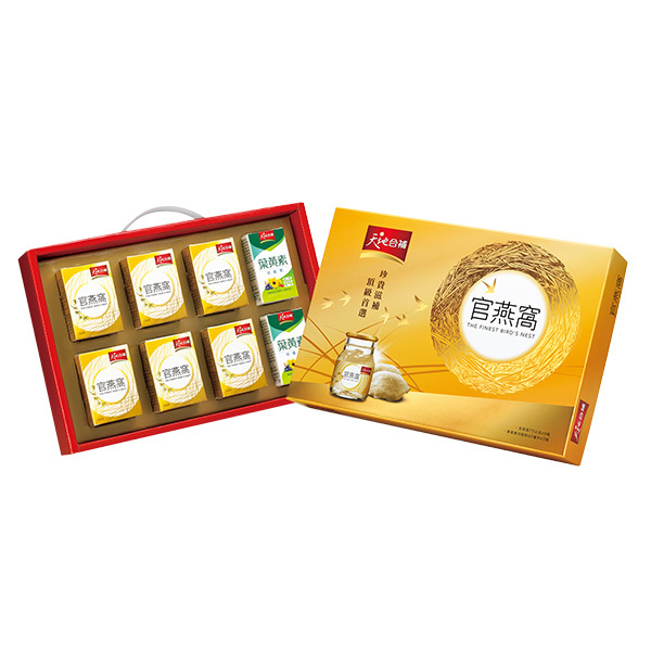 天地合補 官燕窩禮盒70gX6瓶(內贈葉黃素功能飲2瓶)