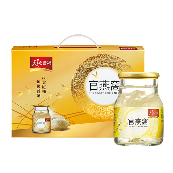 天地合補 官燕窩禮盒70gX6瓶(內贈葉黃素功能飲2瓶)