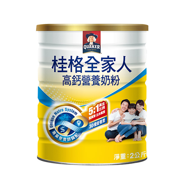 桂格 全家人高鈣營養奶粉2000g