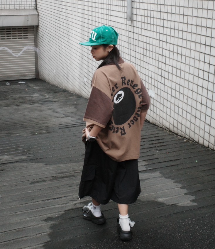 <快速出貨>STUSSY X DENIM Tears POLO短袖上衣 咖啡