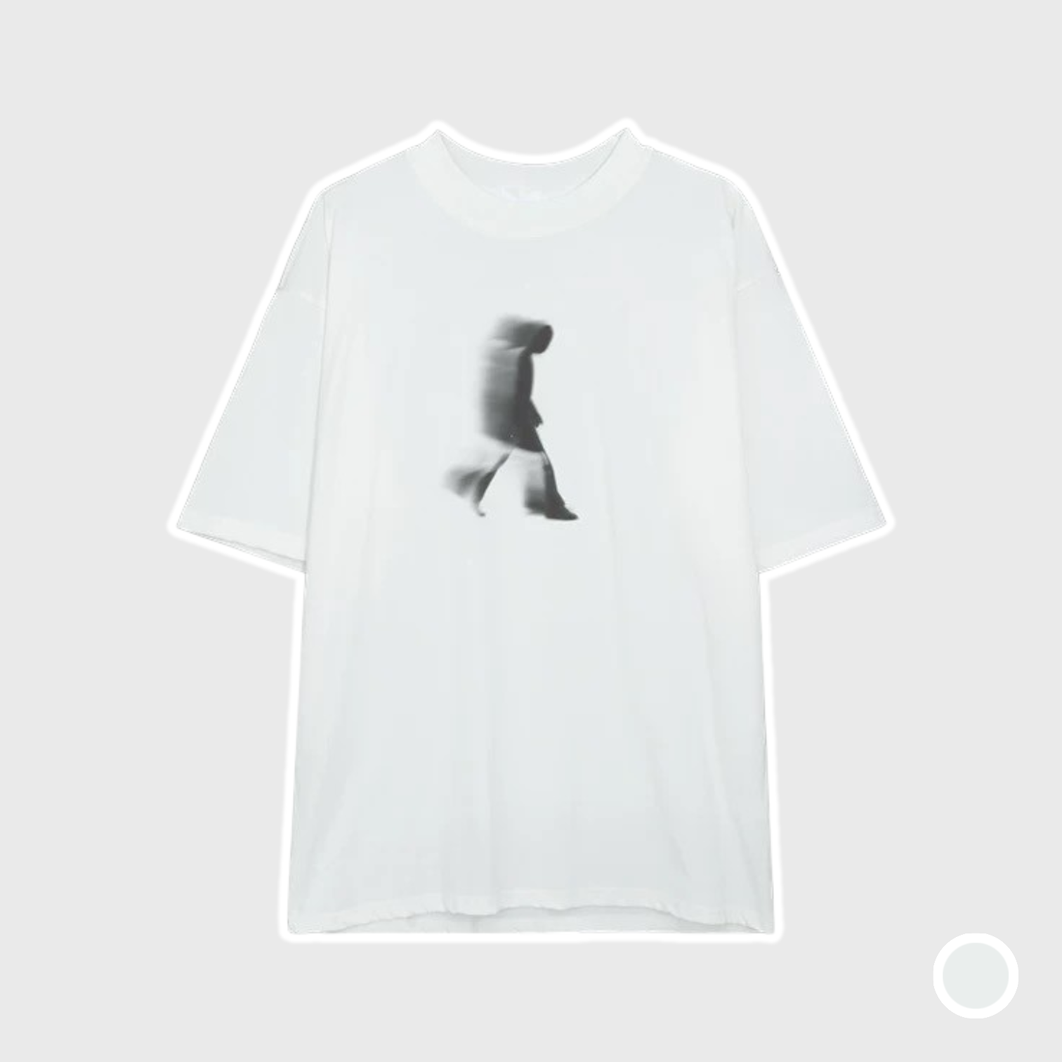 抽象人物印花短T