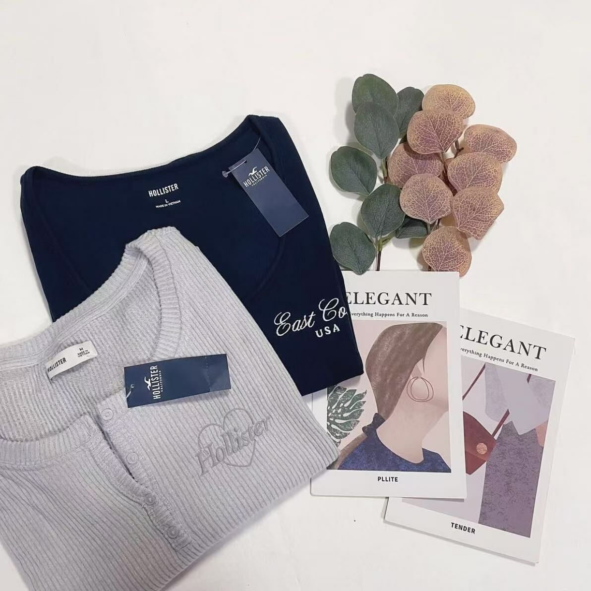 HOLLISTER BUTTON TOP