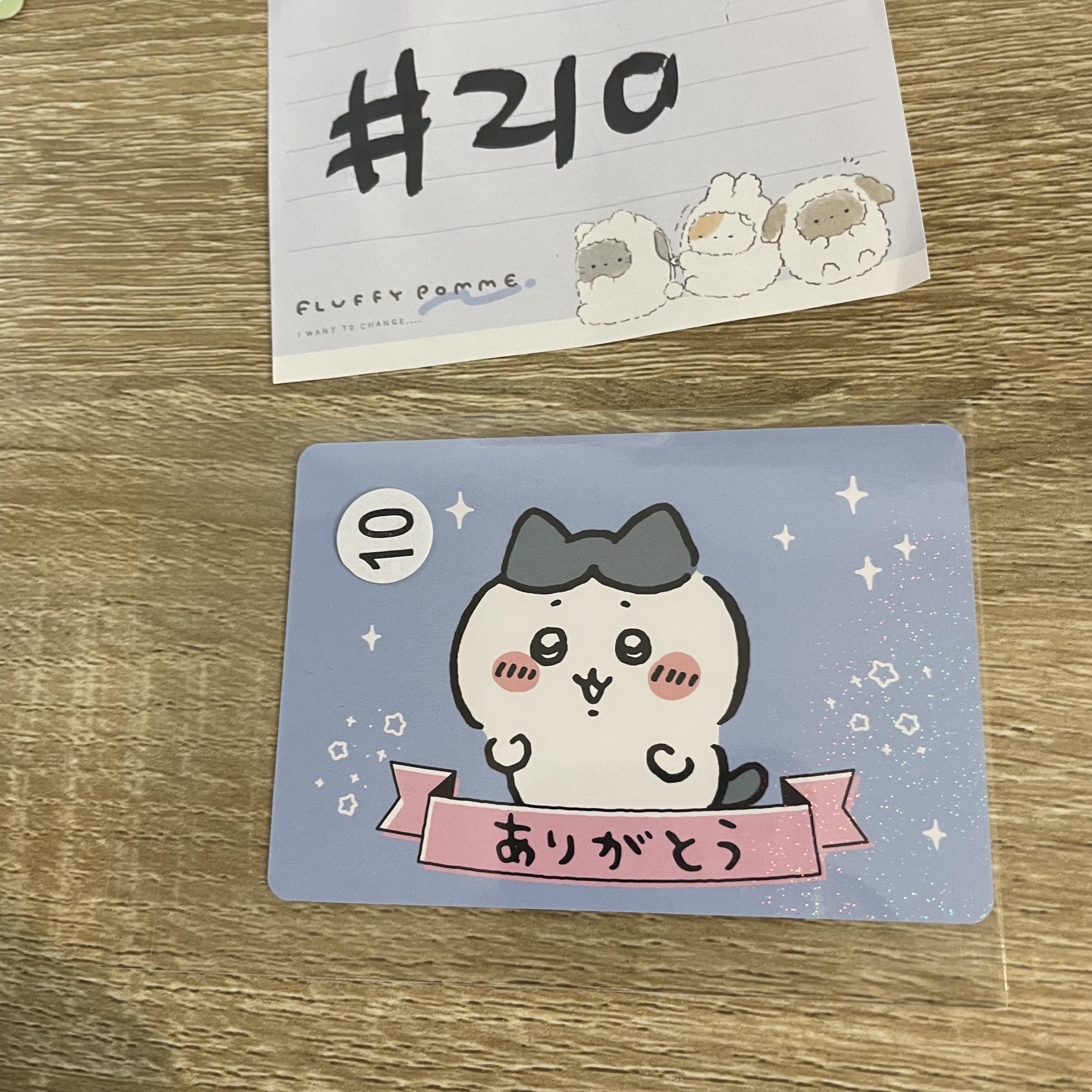 CHIIKAWA  八字貓 小卡#210