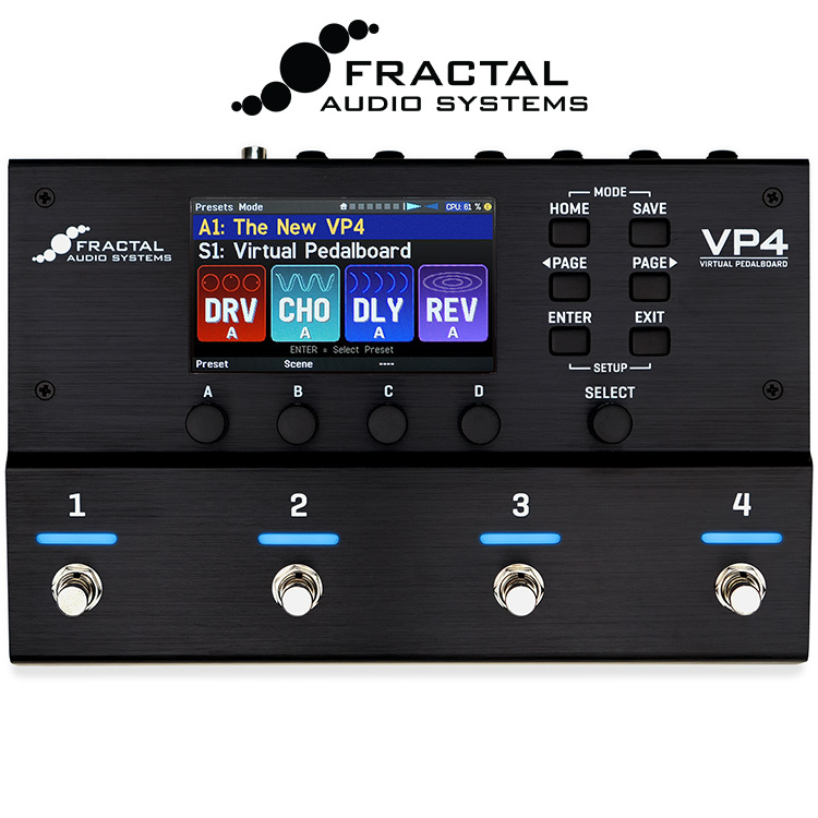 Fractal Audio VP4 Virtual Pedalboard 綜合效果器