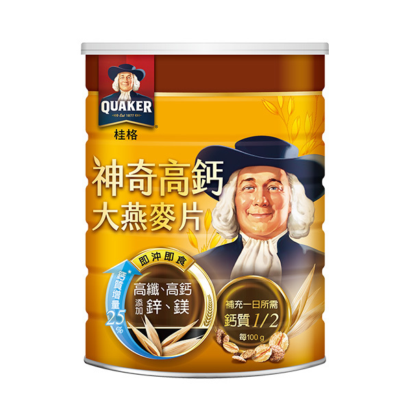 桂格 神奇高鈣大燕麥片700g[滿2件+1元多1件活動商品，請勿直接購買]