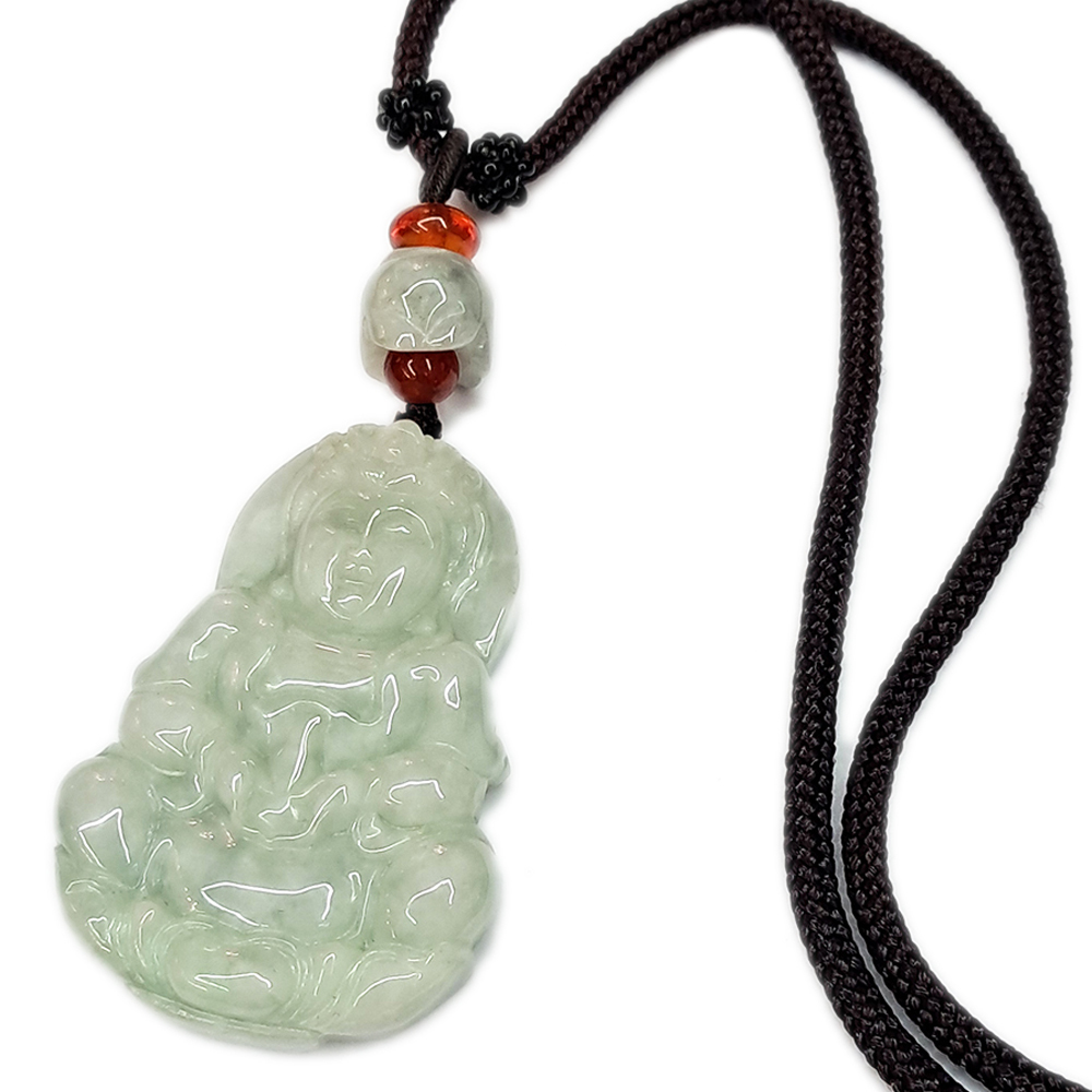 圓滿觀音玉佩中國結項鍊【十方】143414