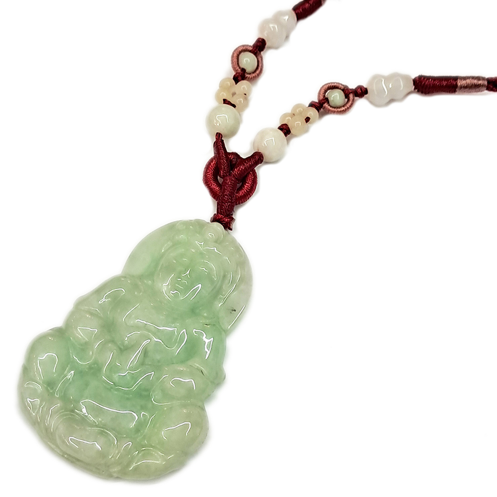 寶瓶觀音玉佩中國結項鍊【十方】143575