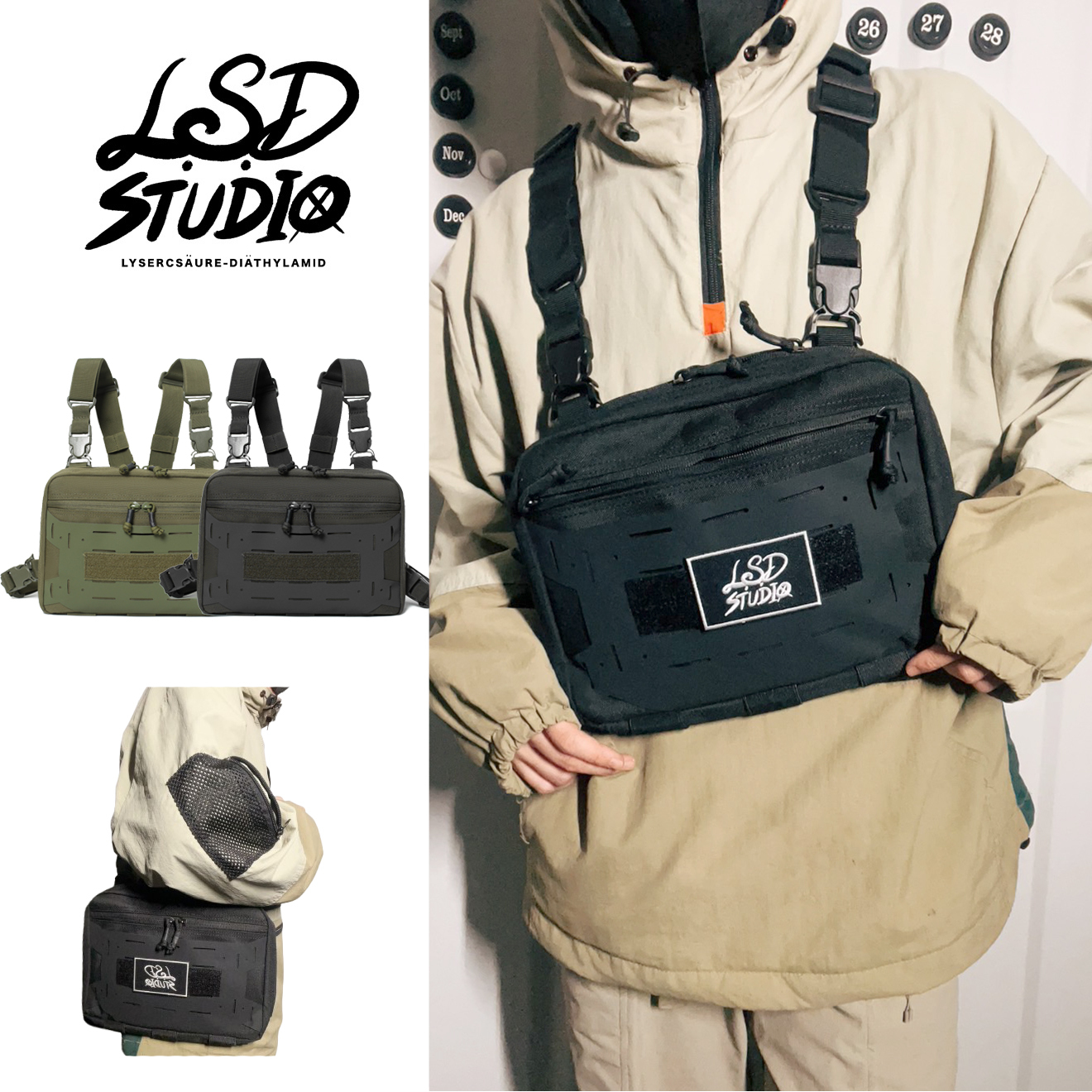 【BGYF12】獵隼胸背側背機能設計包