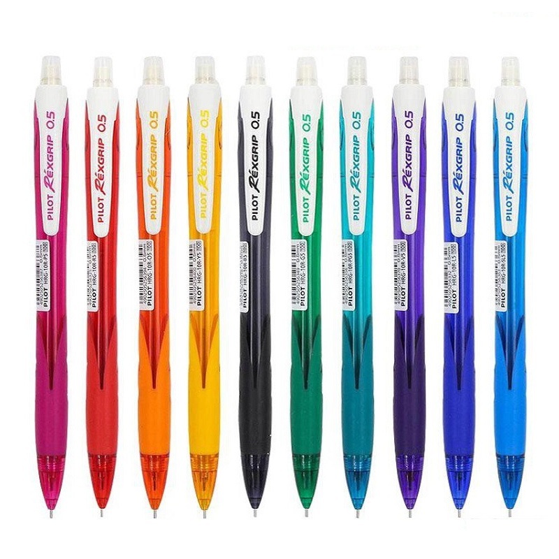 [送擦膠]Pilot 百樂牌 RexGrip 鉛芯筆 0.5mm HRG-10R-BG
