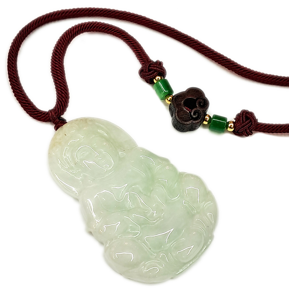 寶瓶 緬甸玉觀音 中國結項鍊【十方】149440