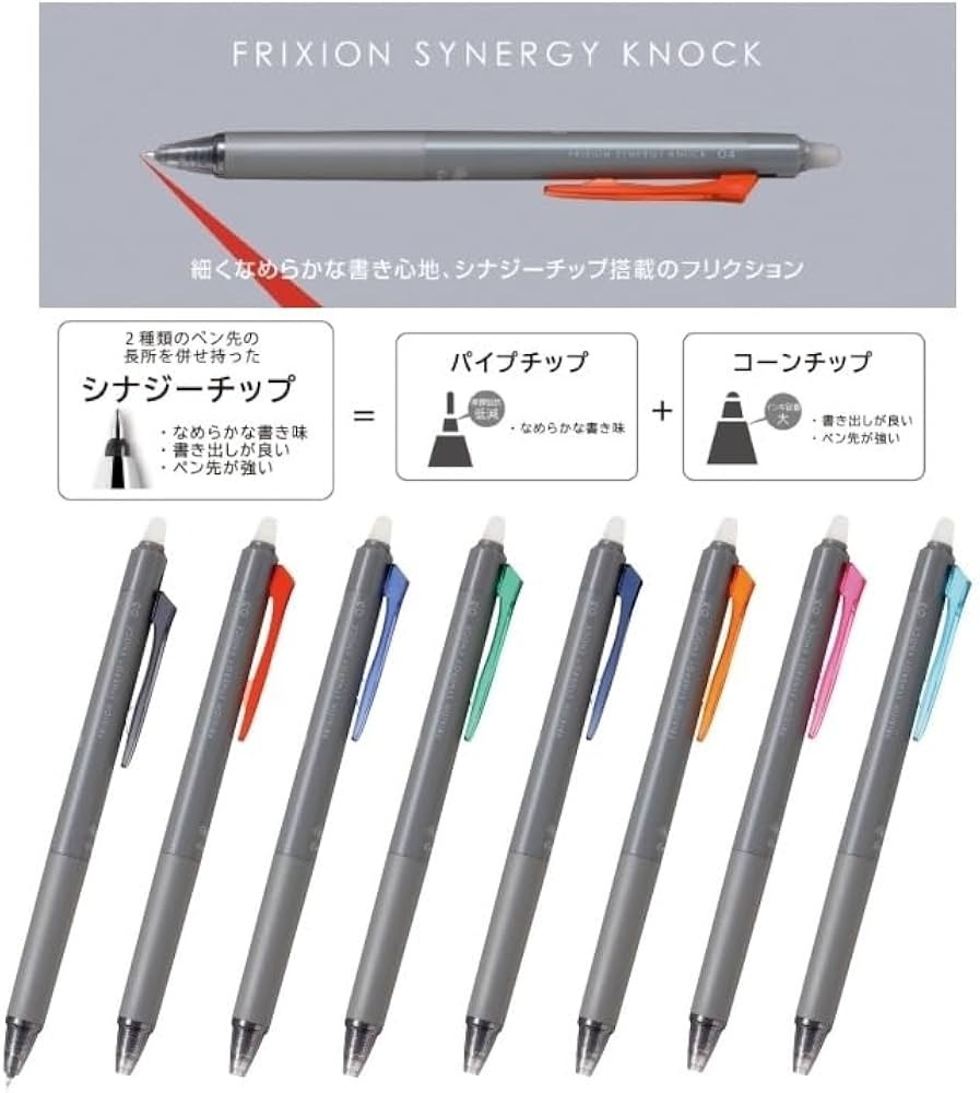 Pilot 百樂牌 Frixion Synergy Knock 擦得甩原子筆 0.5mm LFSK-15