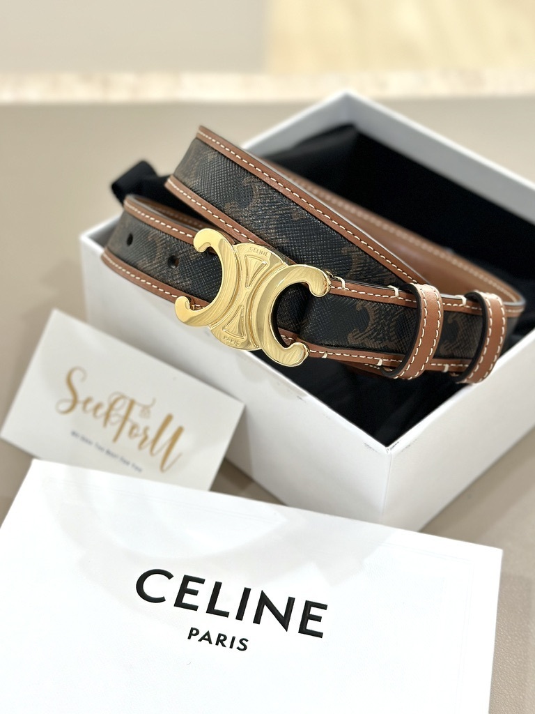 CELINE Medium Triomphe Belt