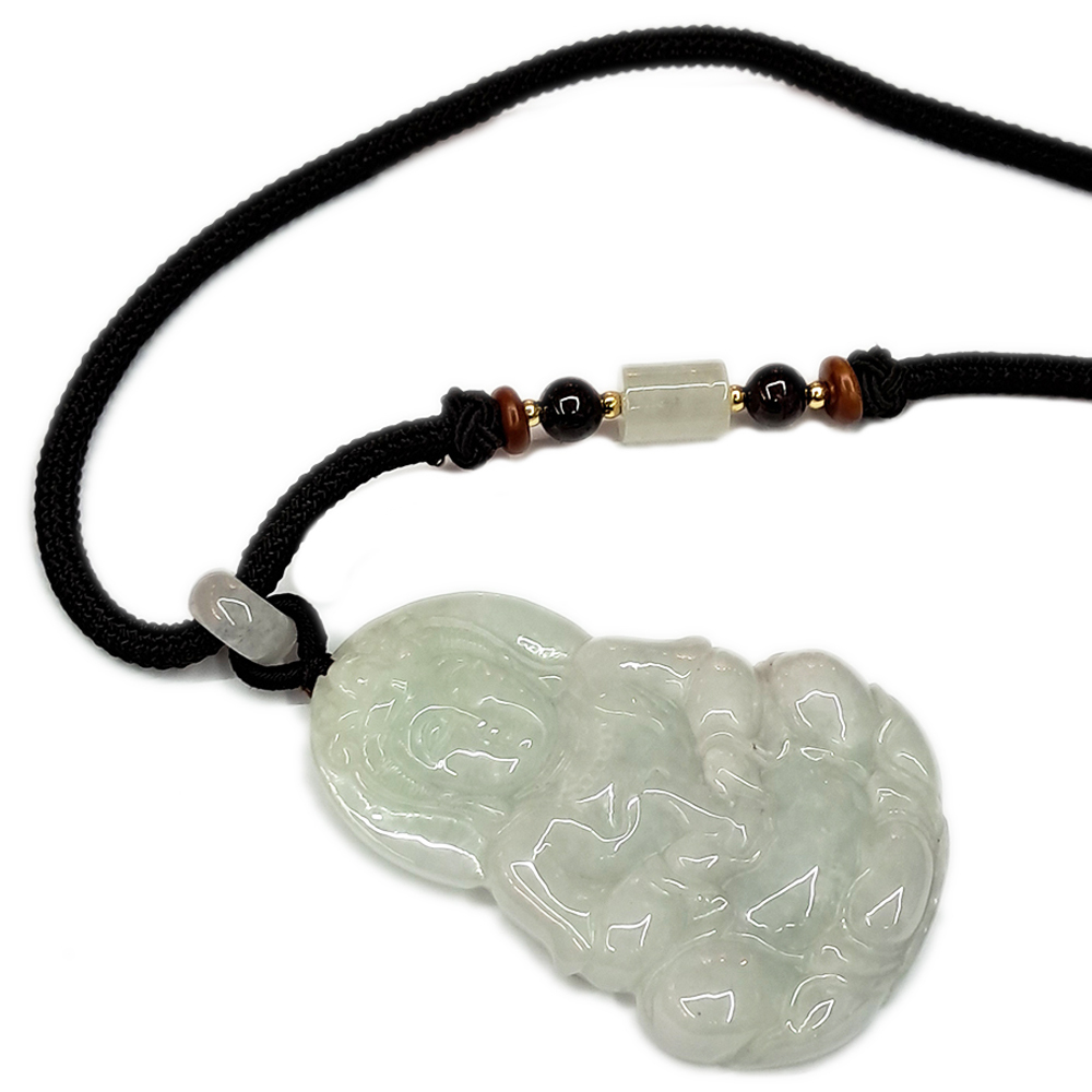 寶瓶 緬甸玉觀音 中國結項鍊【十方】149441