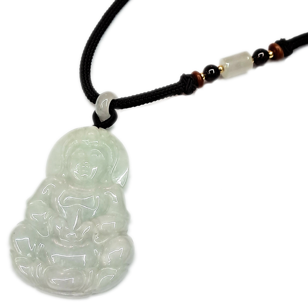 寶瓶 緬甸玉觀音 中國結項鍊【十方】149441