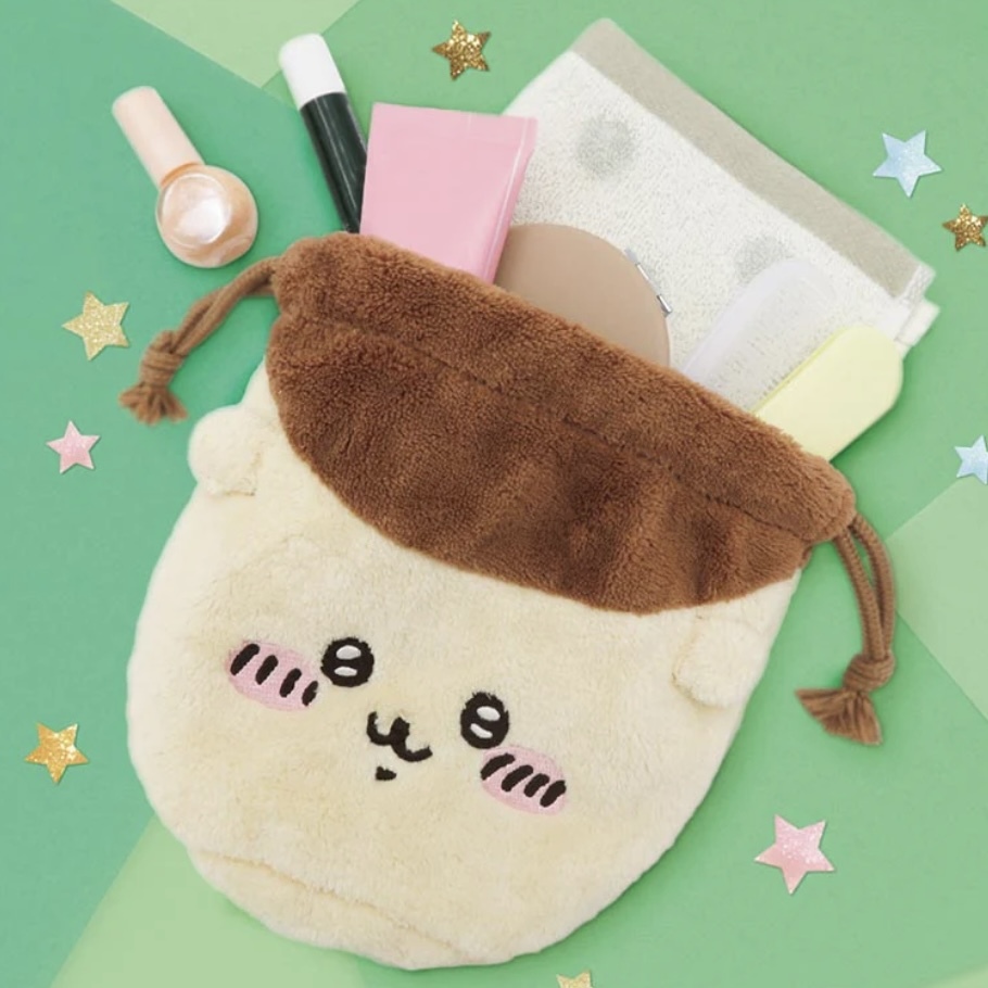 CHIIKAWA吉伊卡哇 烏薩奇 小八貓 小熊 絨毛 束口袋 收納包