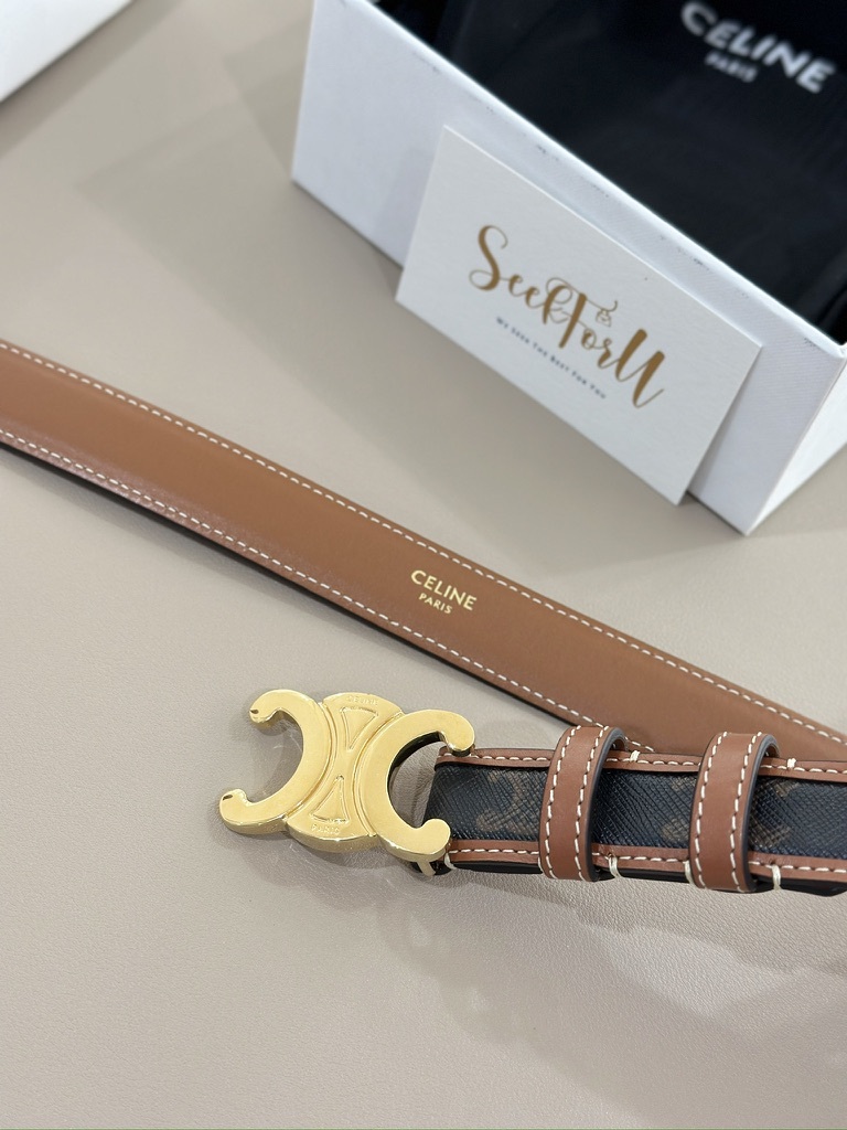 CELINE Medium Triomphe Belt