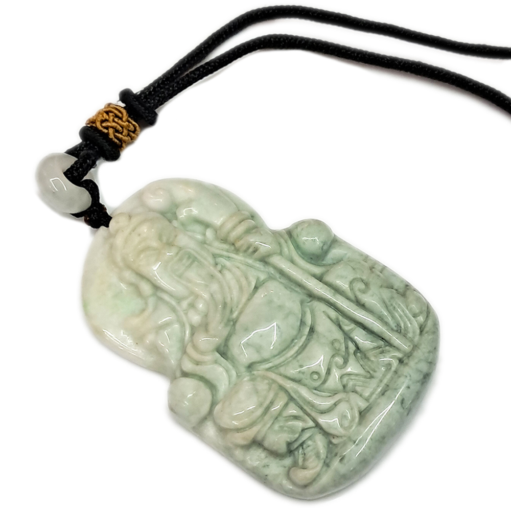 關聖帝君{緬甸玉}玉珮【十方】135381