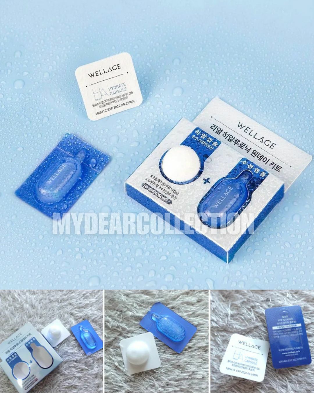 現 貨丨Wellage 急救玻尿酸乾凍濃縮精華🔵🟢🟤 3件裝