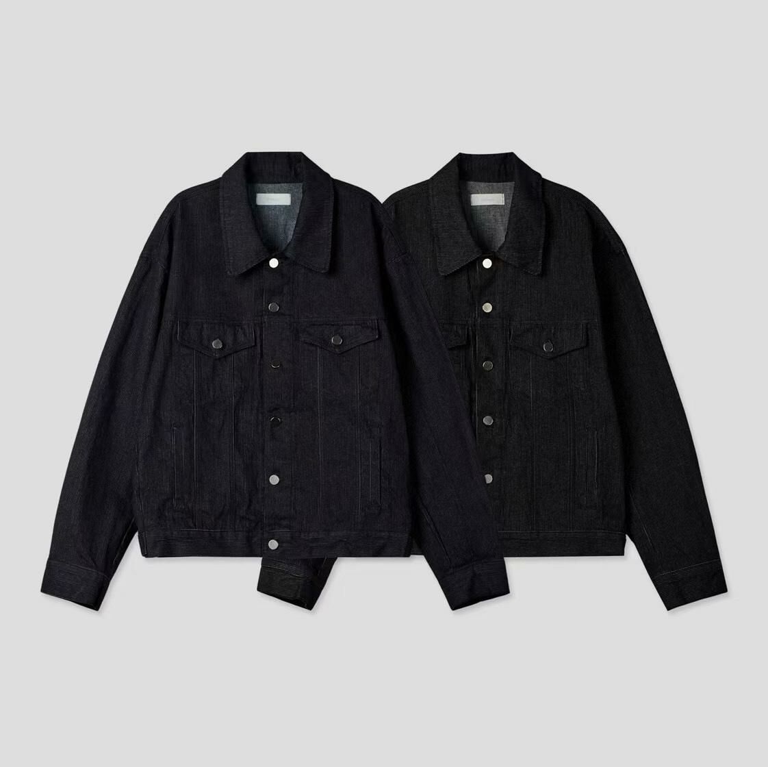 反領燈心絨開胸外套 TAC-0143JK