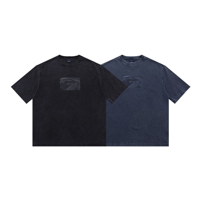 簡約經典復古水洗TEE