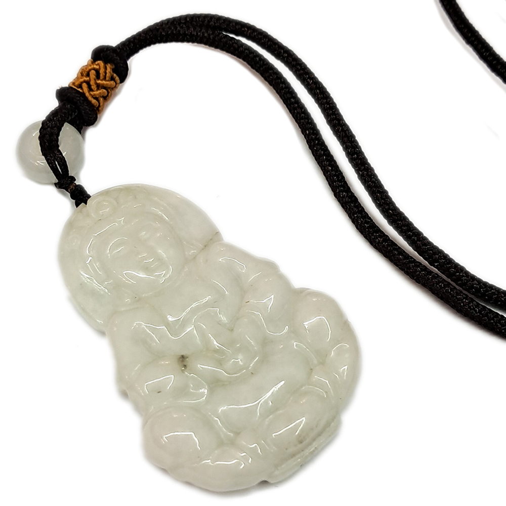 寶瓶觀音玉珮4.5公分中國結項練【十方】137017