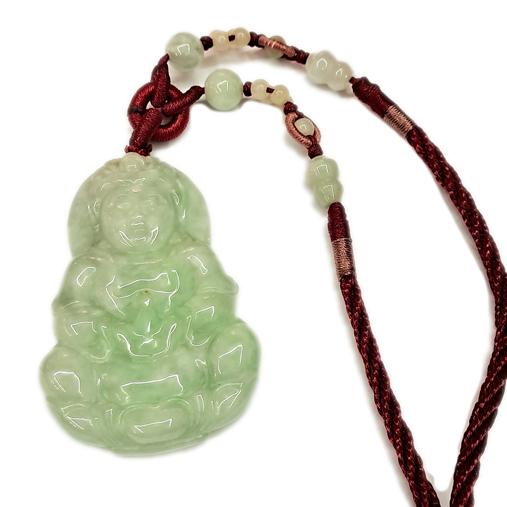 寶瓶觀音玉佩中國結項鍊【十方】143575