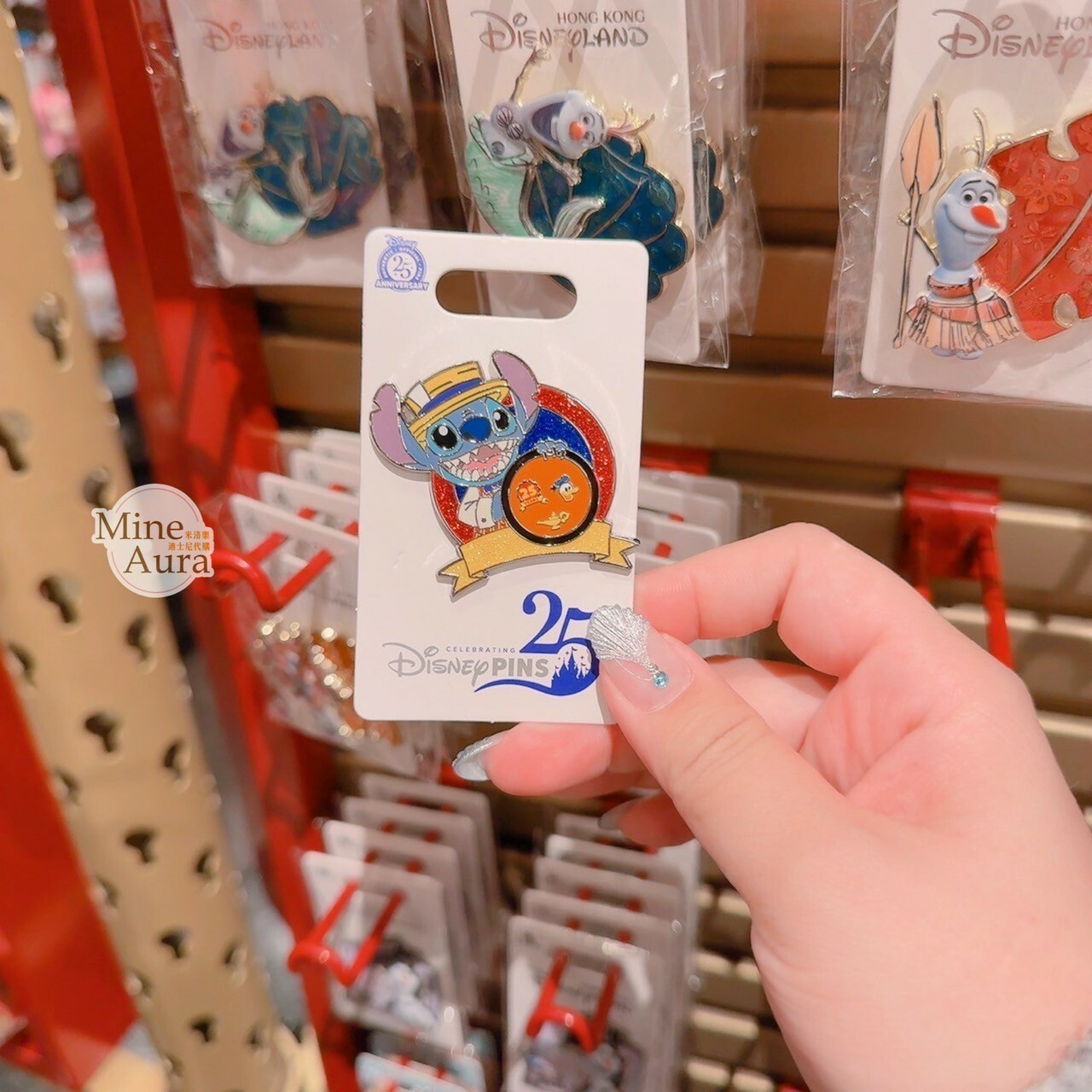 交換魔法徽章 慶祝 25周年紀念限定 史迪奇 Stitch 造型 徽章 PIN 星際寶貝 Lilo & Stitch -香港迪士尼樂園