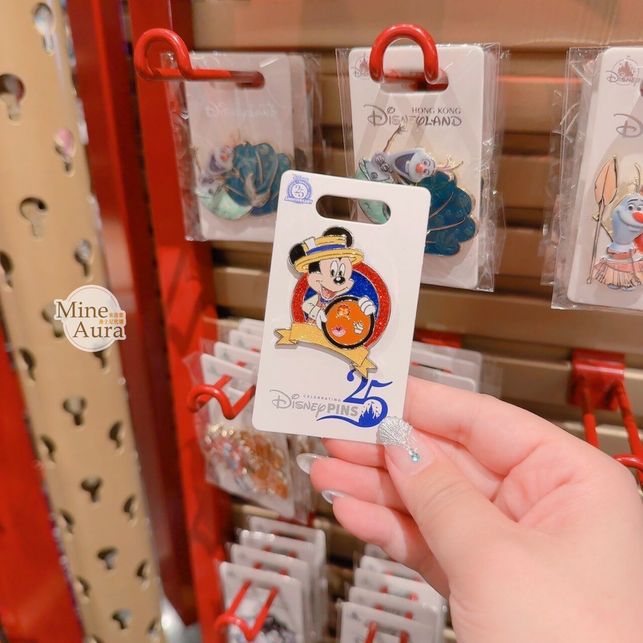 交換魔法徽章 慶祝 25周年紀念限定 米奇 Mickey 造型 徽章 PIN -香港迪士尼樂園