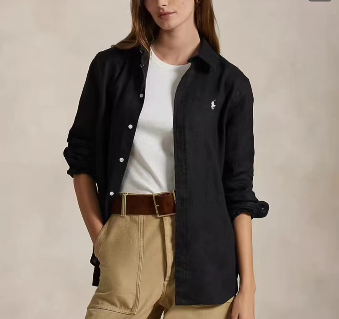 Ralph Lauren 黑色戰馬 襯衫 女款