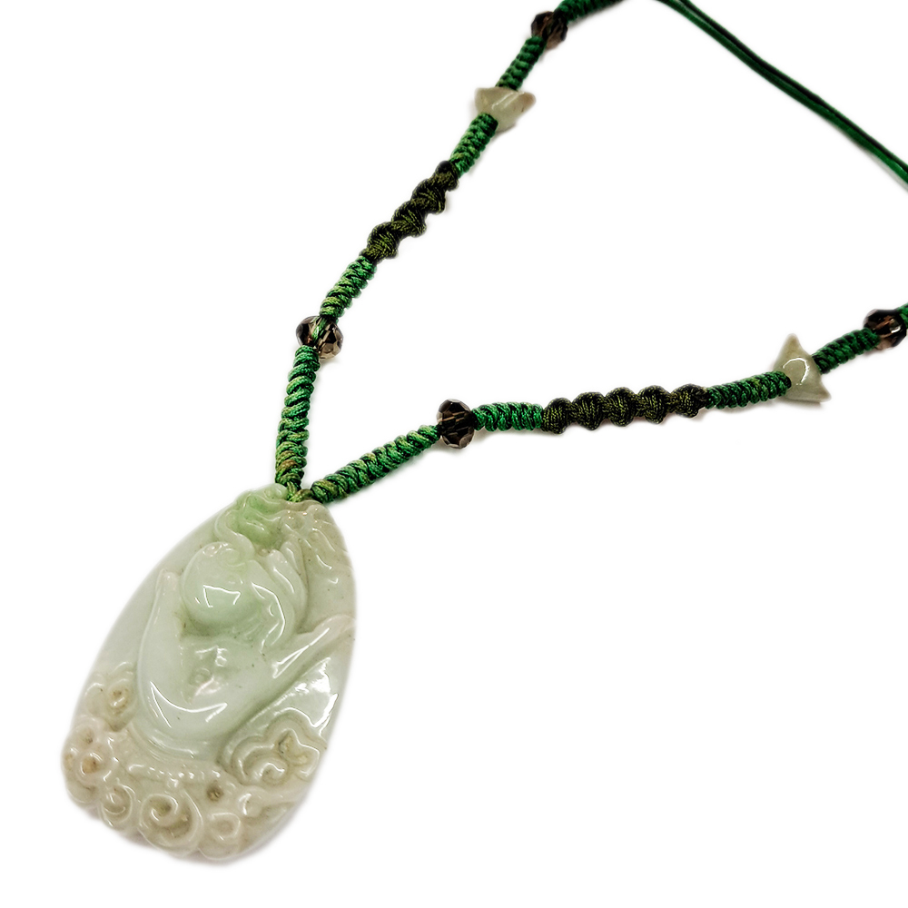 智珠在握{佛手}玉佩 中國結項鍊【十方】123467