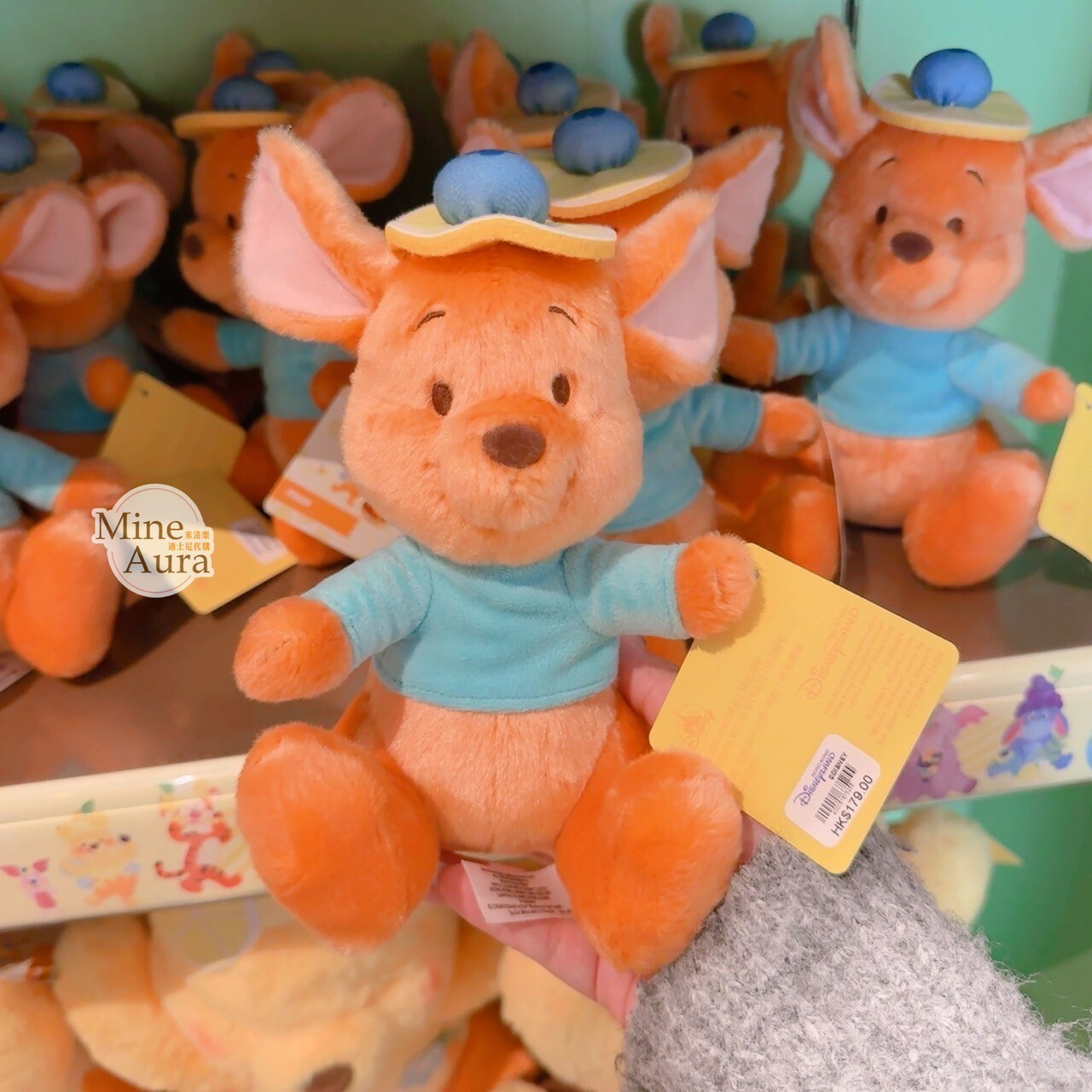 春日系列 小熊維尼 Winnie the Pooh 小荳 Roo 娃娃 玩偶 -香港迪士尼樂園