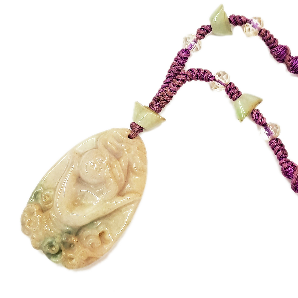 智珠在握{佛手}玉佩 中國結項鍊【十方】123133