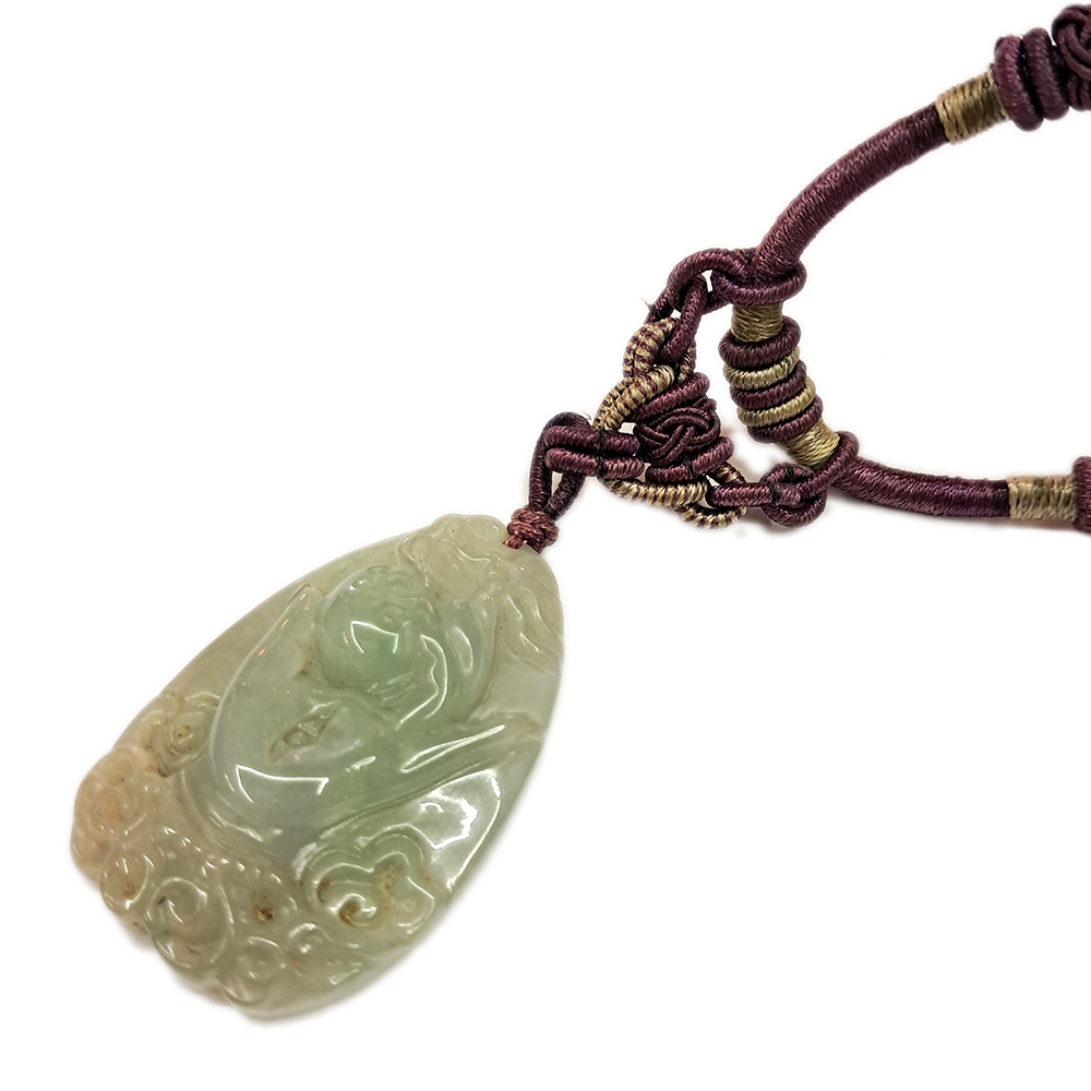 智珠在握{佛手}玉佩 中國結項鍊【十方】120007