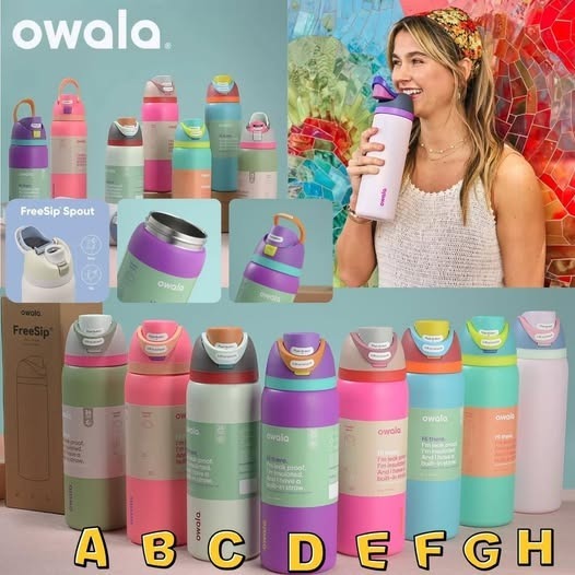 Owala FreeSip 絕緣不鏽鋼水瓶 32oz  R569 （7-14日寄出）