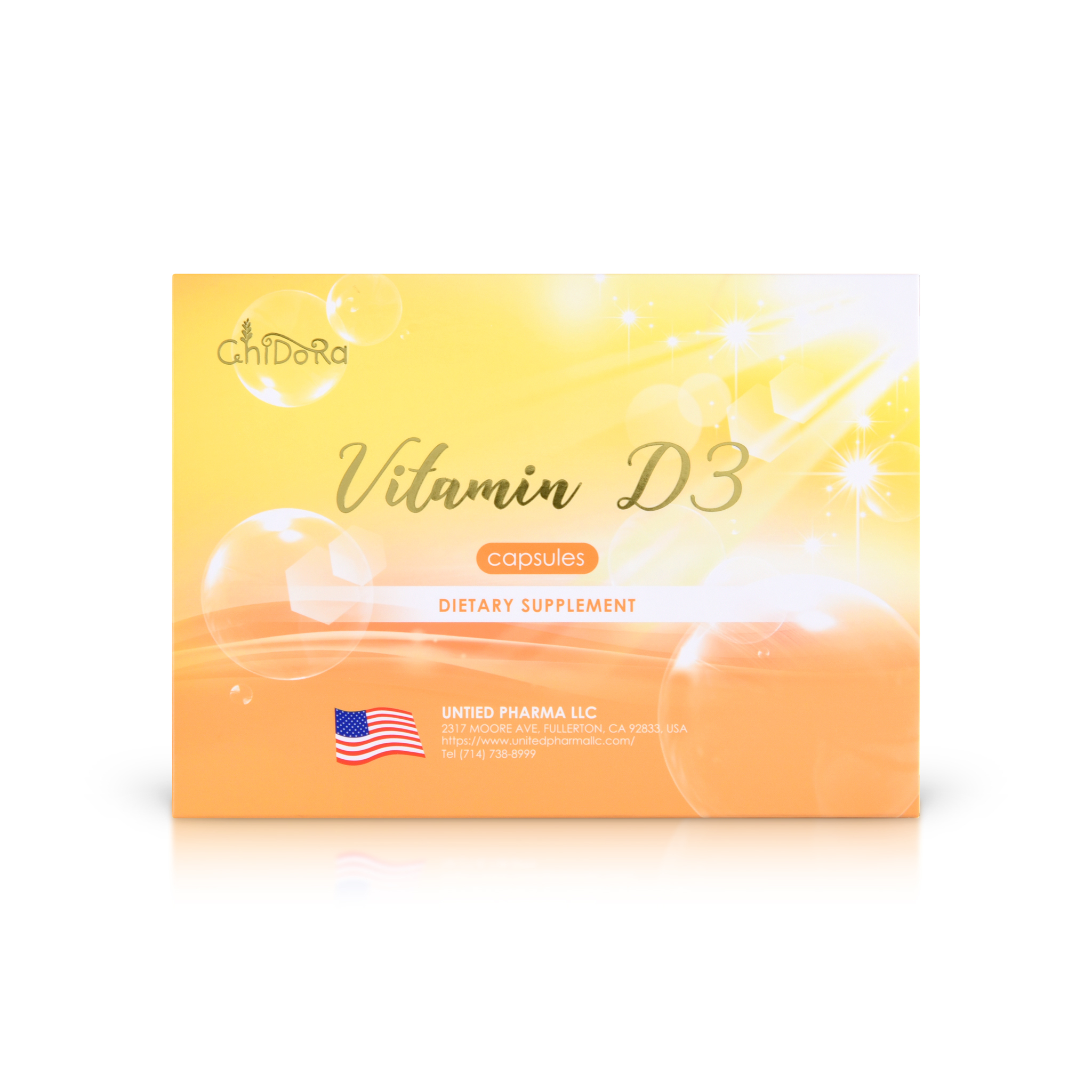 ChiDoRa 維生素D3軟膠囊(一盒120粒)