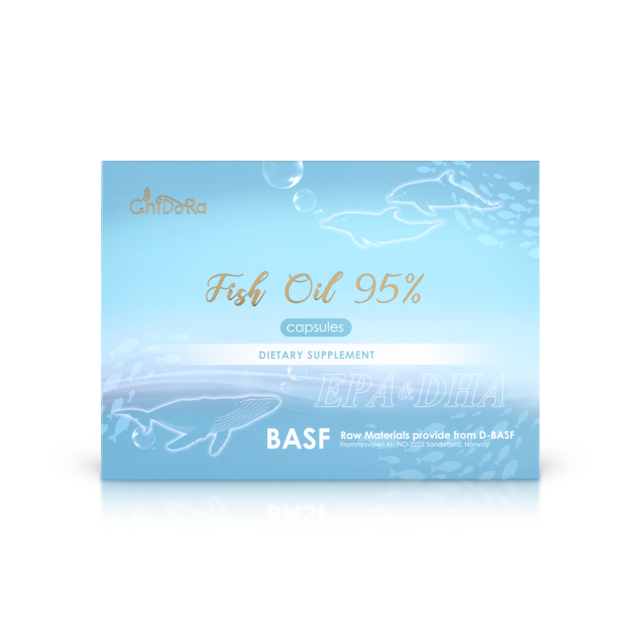 ChiDoRa 雙專利高濃度95%魚油 (一盒60粒)