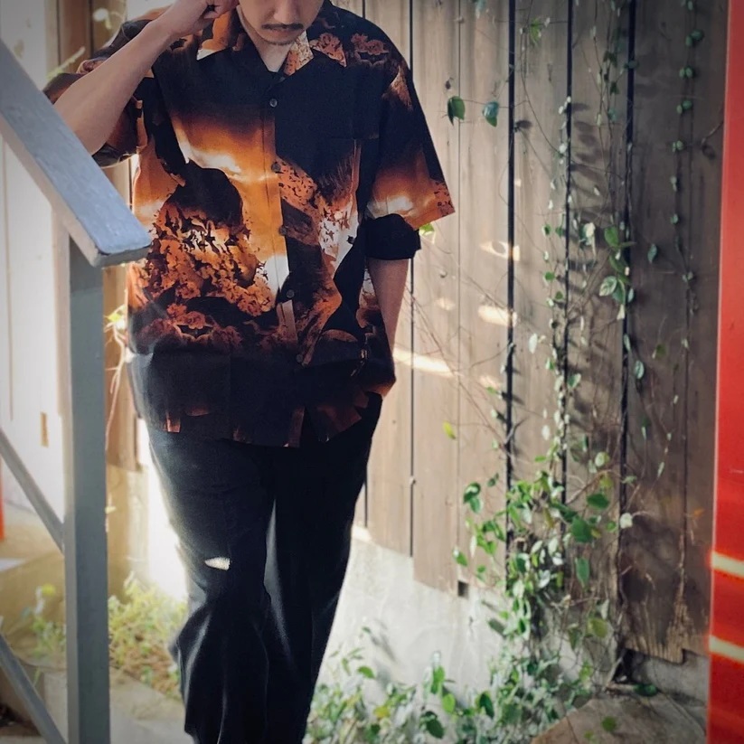 WACKO MARIA THE DARK KNIGHT TRILOGY / HAWAIIAN SHIRT (STYLE A) - PRE ORDER ITEM (預訂中)