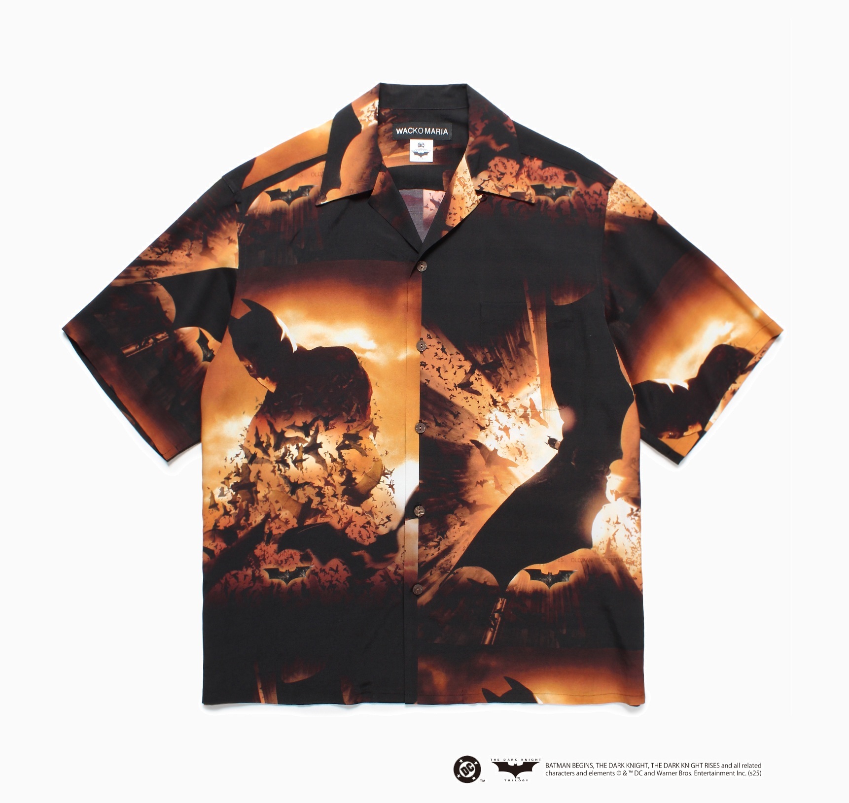 WACKO MARIA THE DARK KNIGHT TRILOGY / HAWAIIAN SHIRT (STYLE A) - PRE ORDER ITEM (預訂中)
