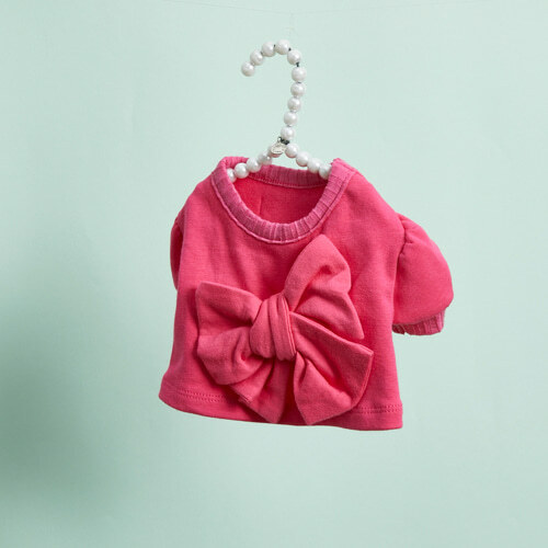 Louisdog 小紅莓蝴蝶結衛衣