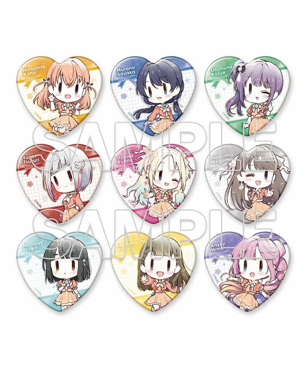 預購-『LoveLive！蓮之空女學院學園偶像俱樂部』 集換式心型徽章 Bloom the smile, Bloom the dream! Ver. PACK盲盒販售 隨機出貨【日本進口精品】