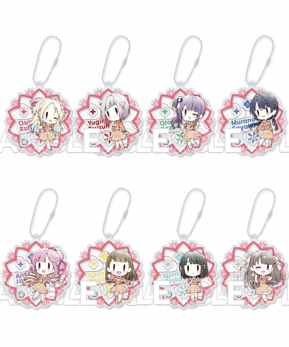 預購-『LoveLive！蓮之空女學院學園偶像俱樂部』 搖搖壓克力鑰匙圈 Bloom the smile, Bloom the dream! Ver. 系列 【日本進口精品】