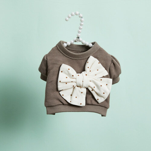 Louisdog 摩卡慕斯蝴蝶結衛衣