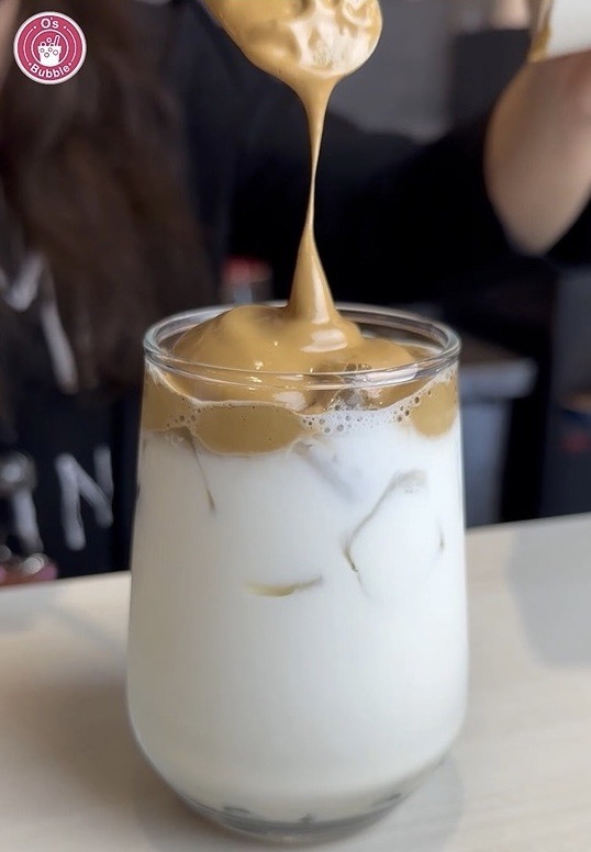 Hand-Beaten Boba Coffee
