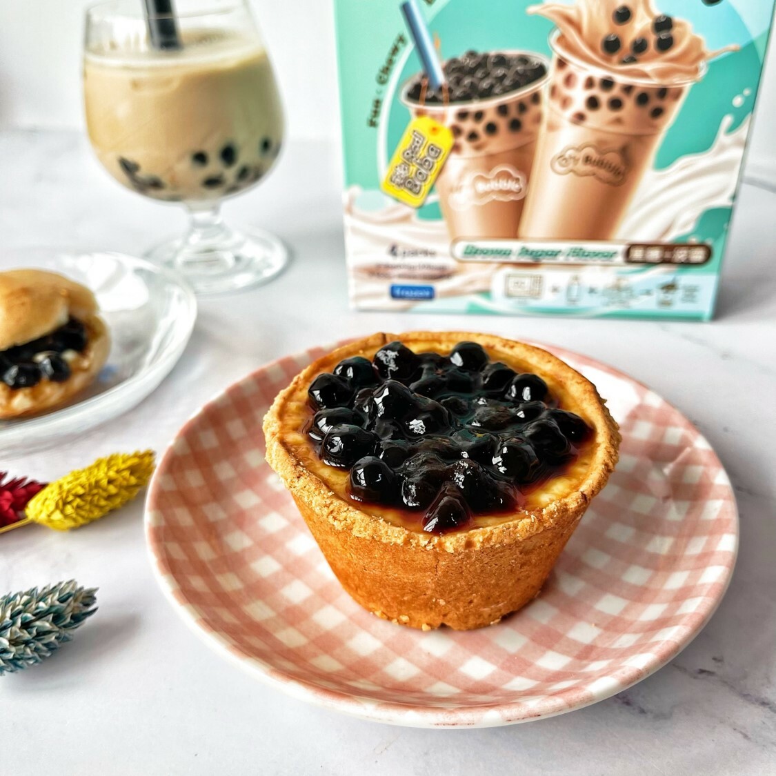 Boba Egg Tarts & Boba Cream Puffs