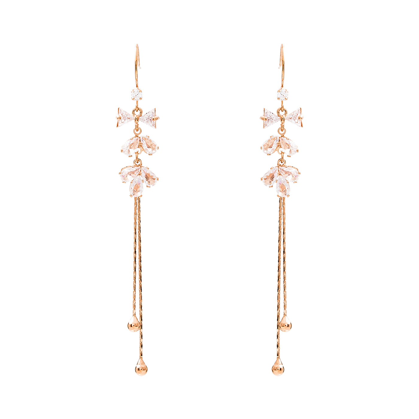 鋯石,垂墜耳環,平價飾品