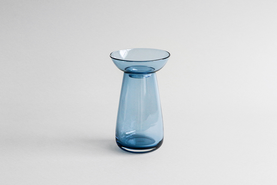 KINTO-AQUA CULTURE 玻璃花瓶 (小)- 藍