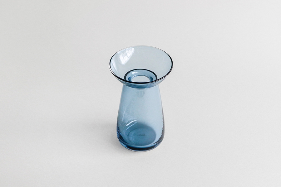 KINTO-AQUA CULTURE 玻璃花瓶 (小)- 藍